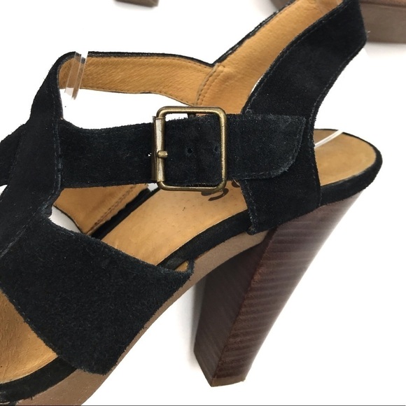 KORS MICHAEL KORS Strappy Suede Sandal Heels 10 - Picture 8 of 9